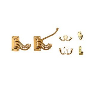Porte-manteau divers en laiton