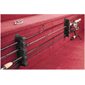 Support de canne horizontal noir 